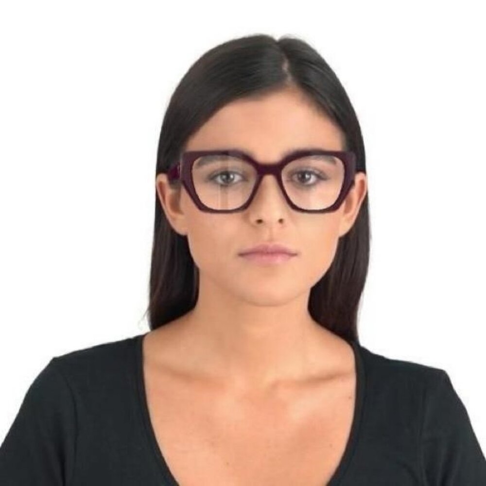 New Authentic Prada PR 18WV VIY1O1 52 - Garnet Eyeglasses - Picture 5 of 12